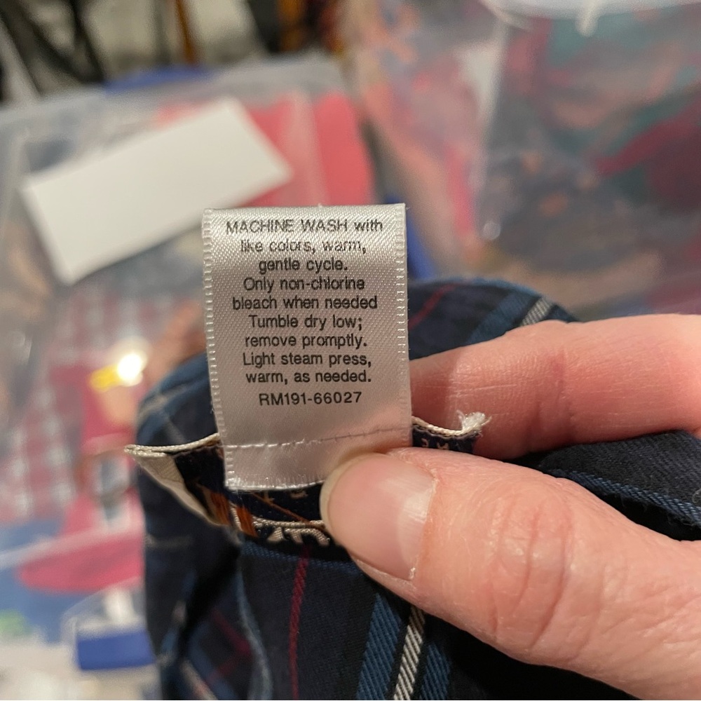 Cute Pendleton Plaid Ruffle Collar Button Front B… - image 6